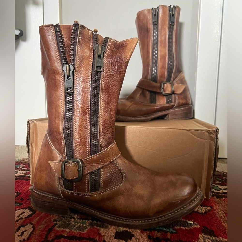 Bed Stu Hustle Motorcycle Boot, Very Good Condition, Sz 9